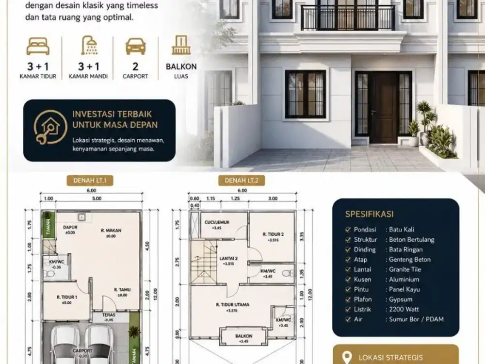 [HOT] Rumah Condet T, Kramatjati, 2 LANTAI Murah Baru di Jaktim Kota Jakarta Timur (APS)