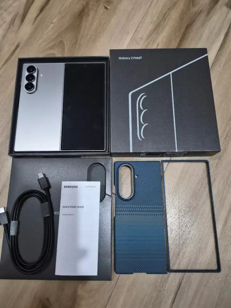 Samsung fold 7 12/512 mulus fullset original+dus oem nominus garansiON