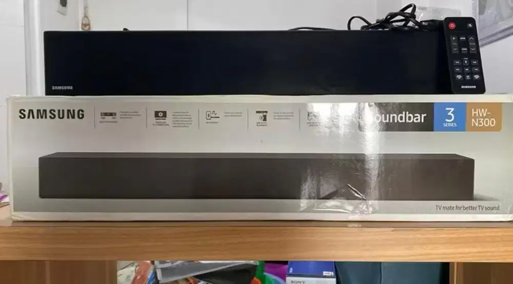 Soundbar Samsung dan Vacuum Cleaner Penghisap Debu Bolde