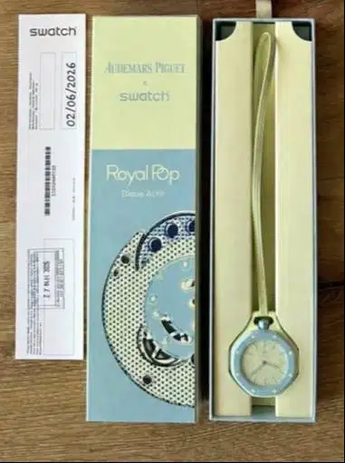 Swatch x AP Royal Pop Blaue Acht & Otto Rosso
