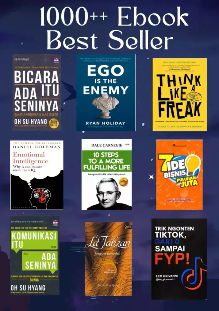 Jual 1000++ Ebook Best Seller