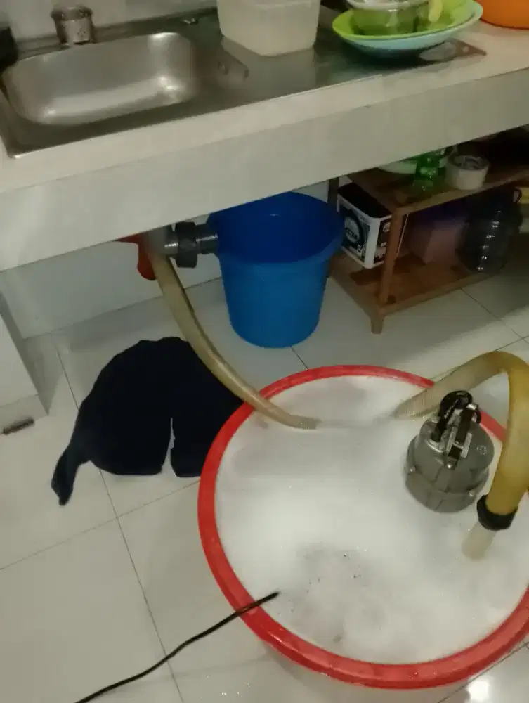 Pendoronggan wastapel mampet