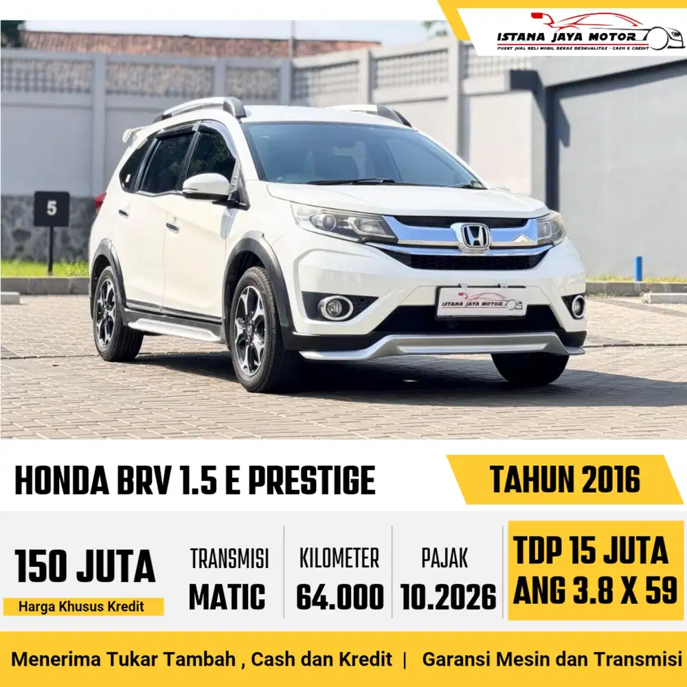 HONDA BRV 1.5 E PRESTIGE 2016