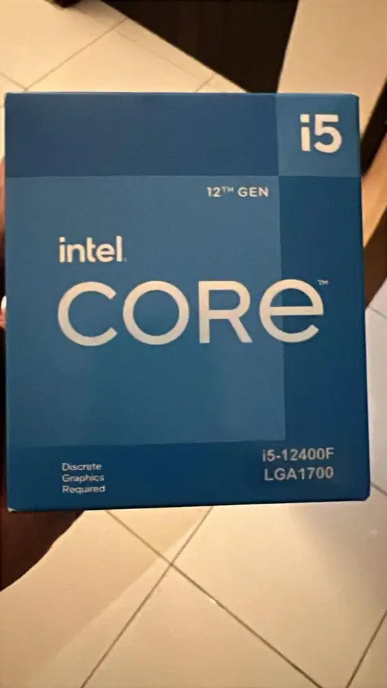 Prosessor Intel core i5-12400F