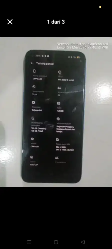 Hp Oppo A54 ram 4/128