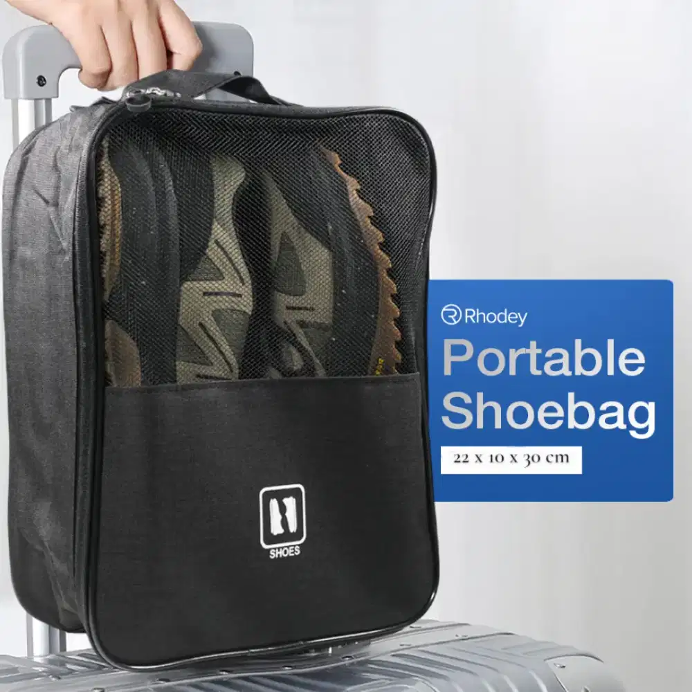 Rhodey Tas Penyimpanan Sepatu Portable Shoebag Storage Travel Size