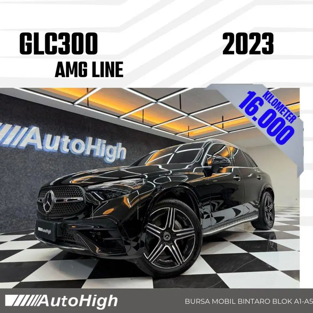 DP10% [Km16.000] GLC300 AMG 2023 Black / GLC 300 Reg 2025 #AUTOHIGH