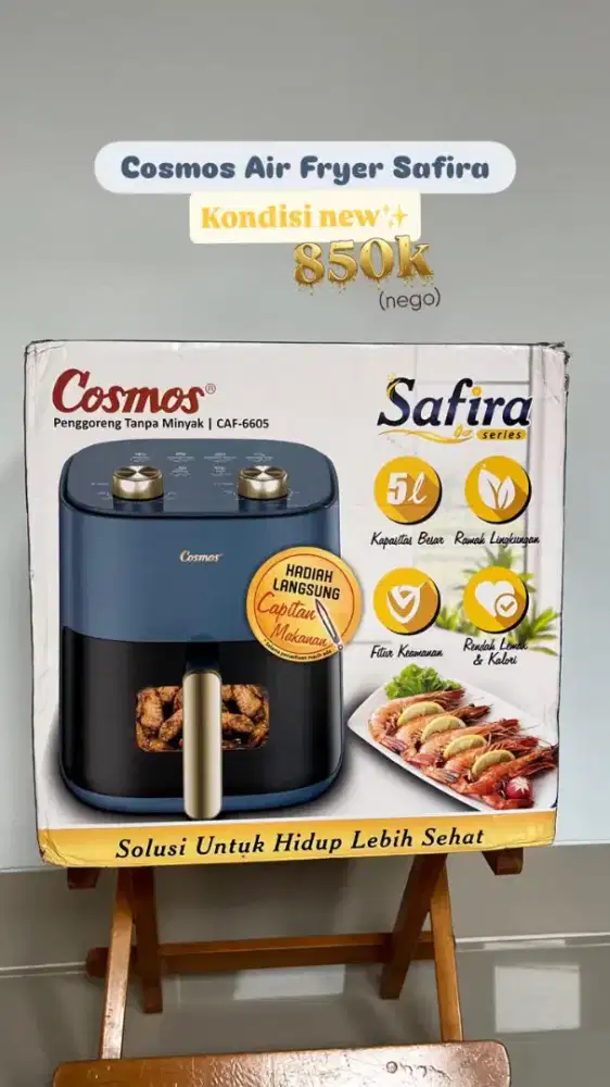 AIR FRYER COSMOS NEW 850 (NEGO)