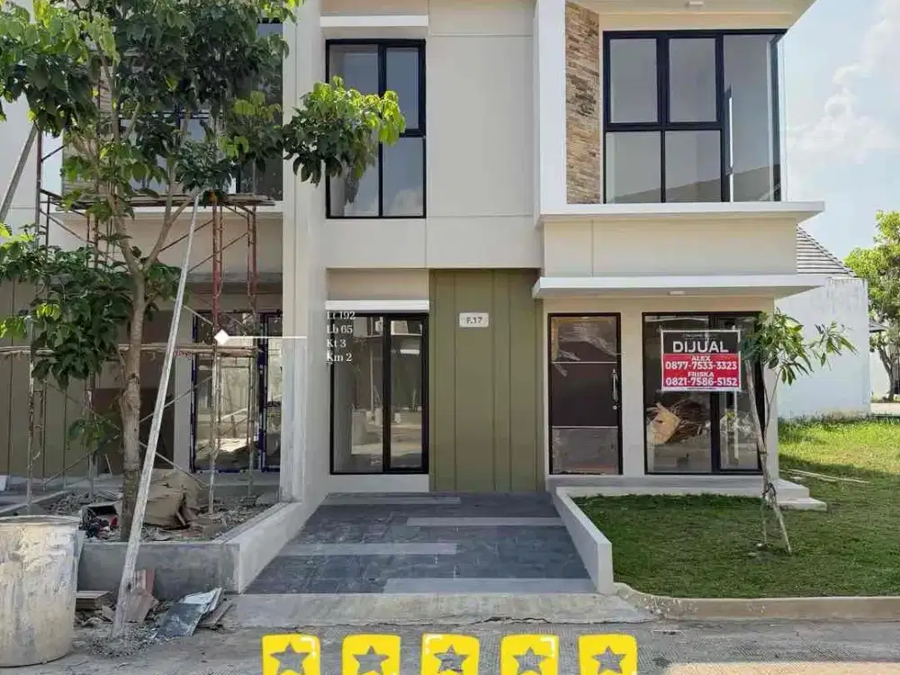 Dijual Rumah kondisi baru siap huni lokasi The Breeze type New Orchid CGC