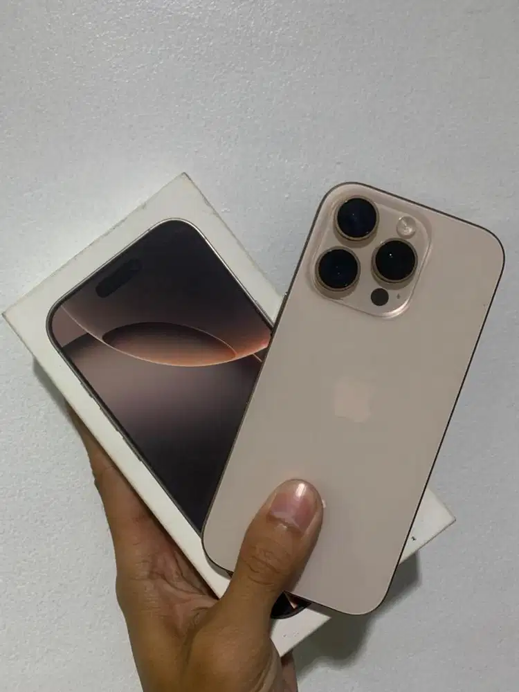 iphone 16 pro 128gb dessert titanium resmi ibox