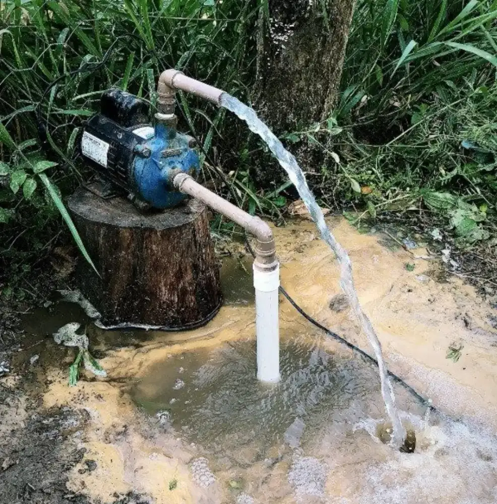 Service jet pump sibble sumur bor dan filter air