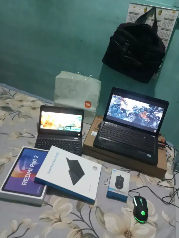 LAPTOP Compaq Presario CQ42 2011 (second)+ REDMI PAD 2 (SECOND MULUS)