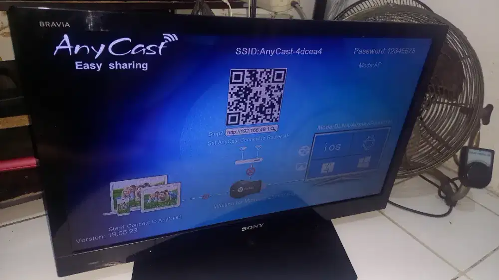 Jual TV LCD Sony Bravia 32inch dan STB Evercoss