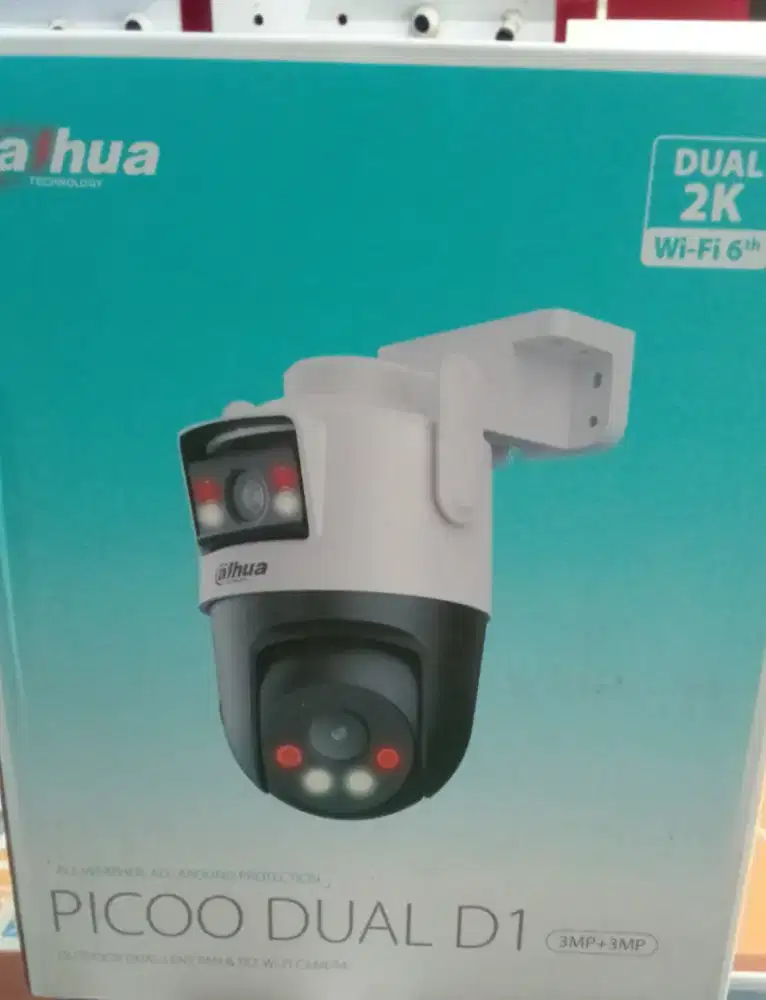 CCTV WIRELESS DAHUA OUTDOOR PICCO D1 DUAL LENSA 3MP+3MP.