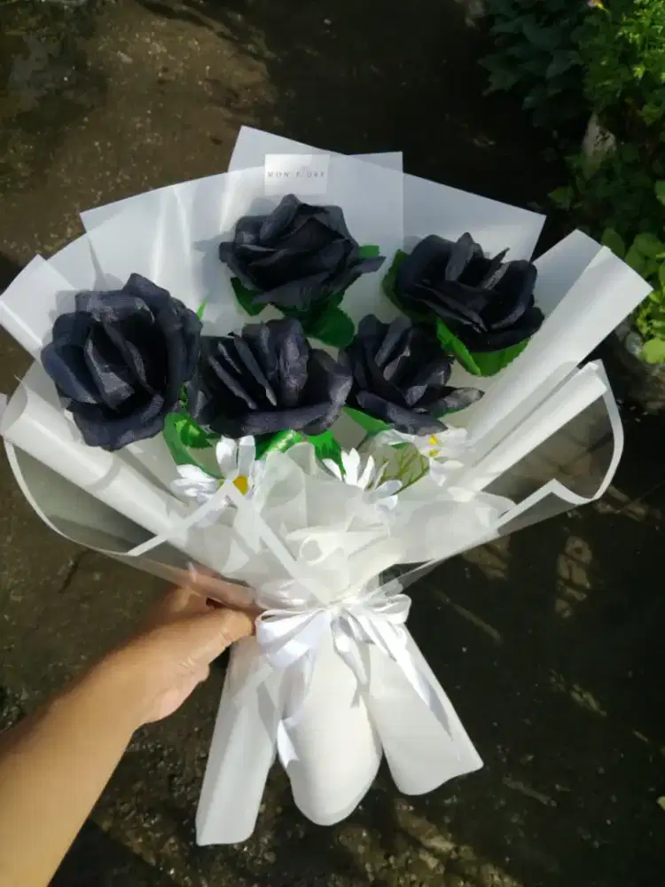 Buket Bunga Mawar Palsu Bouquet Bunga Murah