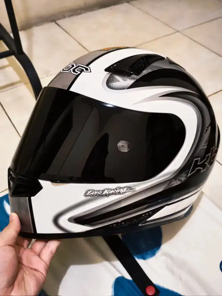 JUAL HELM KBC V ZERO + 2 VISOR (clear & dark smoke)