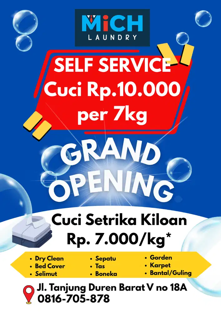 DIBUTUHKAN SEGERA KERJA ! KARYAWAN LAUNDRY PENGALAMAN