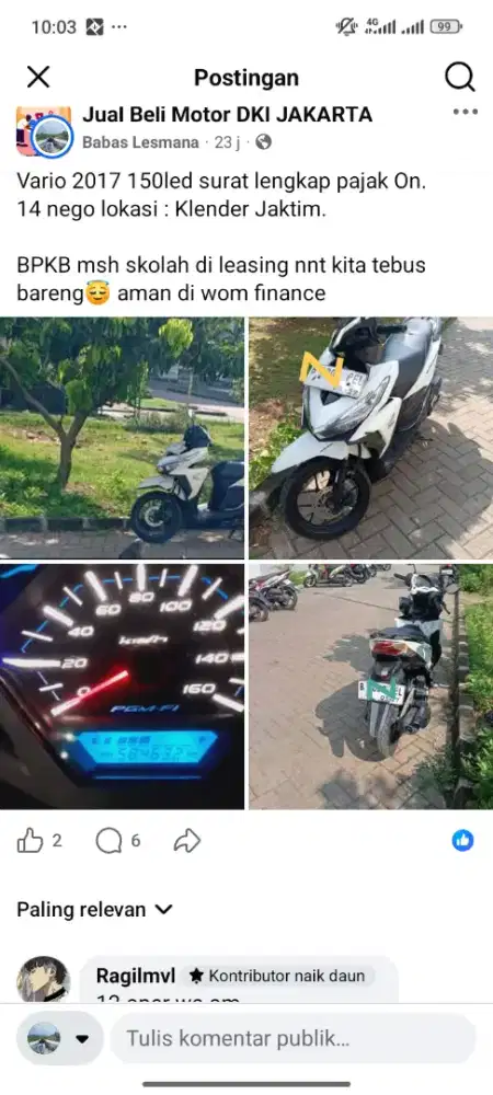 Vario 2017 150cc