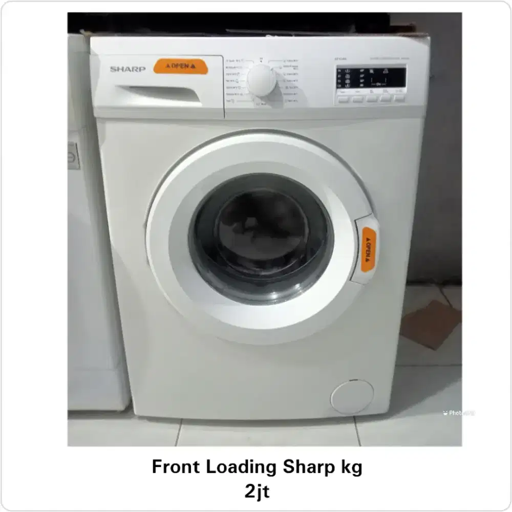 Mesin cuci Front loading Sharp 8kg
