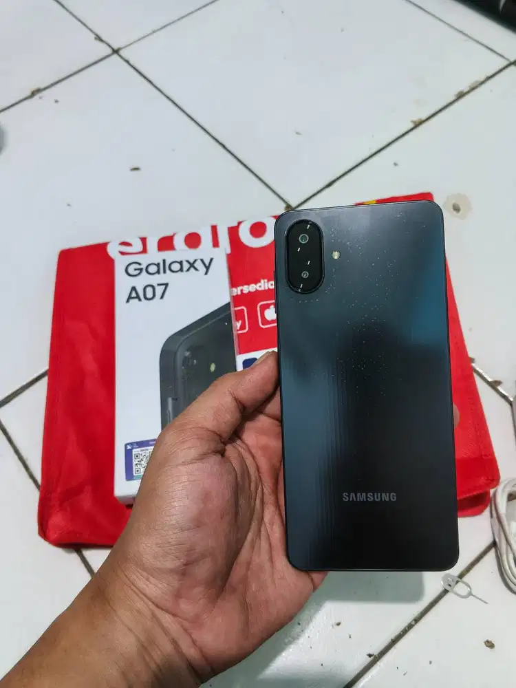 Samsung A07 Hitam Fullset
