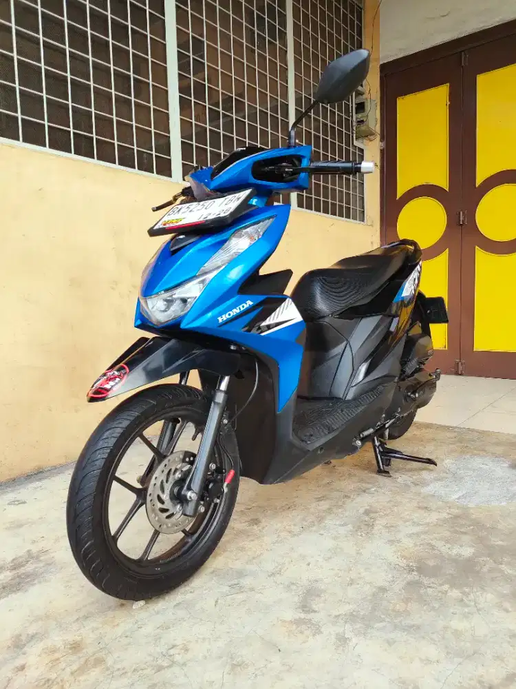 Honda Beat / Beat 110 Fi 2023 CBS ISS, Blue Premium Metalic, Mulus.