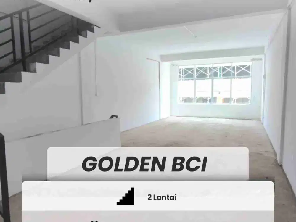DISEWAKAN RUKO 2 LANTAI GOLDEN BCI, BENGKONG, BATAM