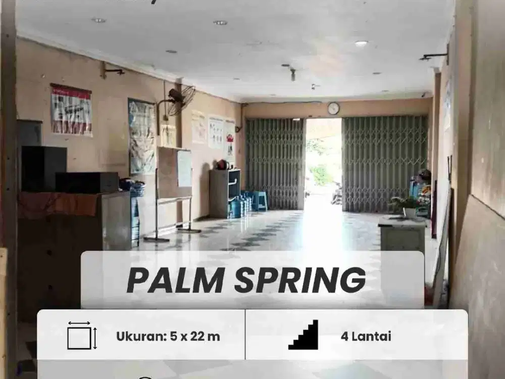 DISEWAKAN RUKO 4 LANTAI STRATEGIS PALM SPRING, BATAM CENTER