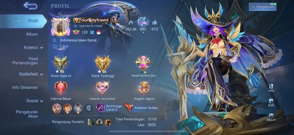 JUAL AKUN MOBILE LEGEND MLBB (NEGO SAMPAI JADI) - GARANSI