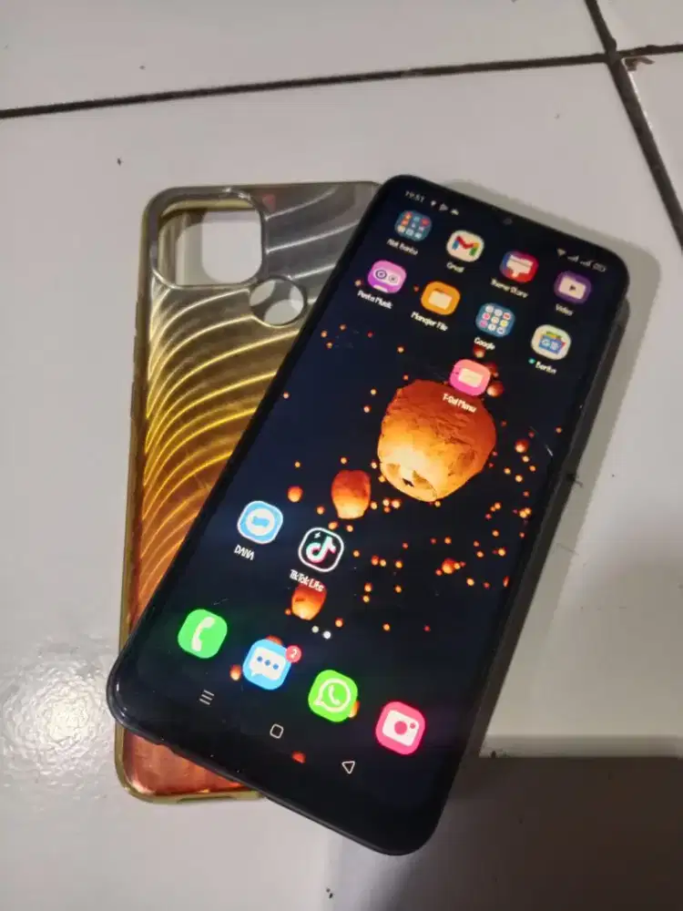Oppo a15s ram 6/128GB retak dikit