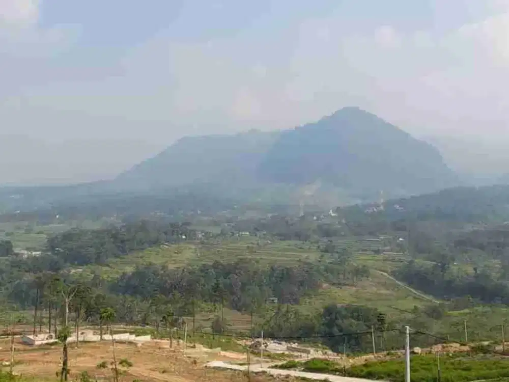 Di Jual Tanah Murah SHM View Gunung Pangrango 10 menit dari tol Caringin