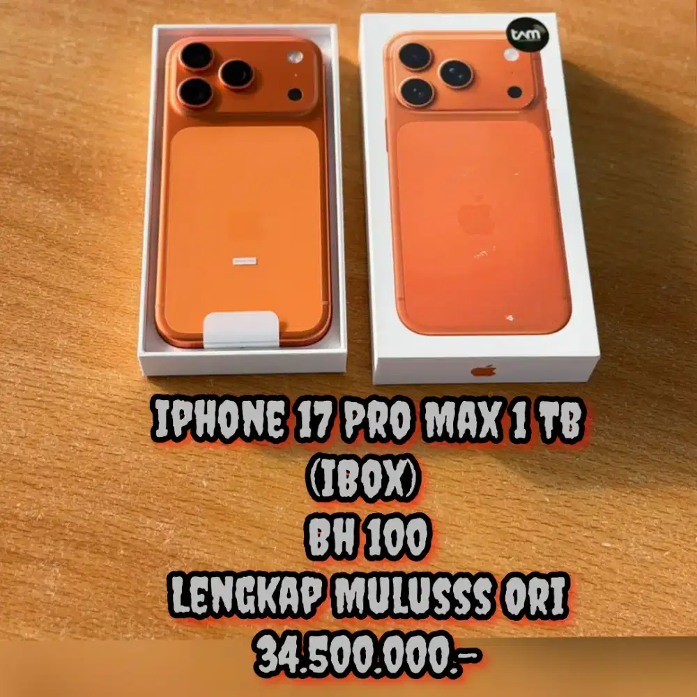 Iphone 17 Pro Max 1 Tb (iBox) Bh 100