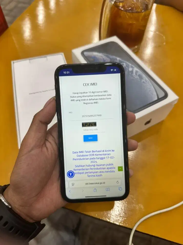 iphone xr 64gb beacukai black