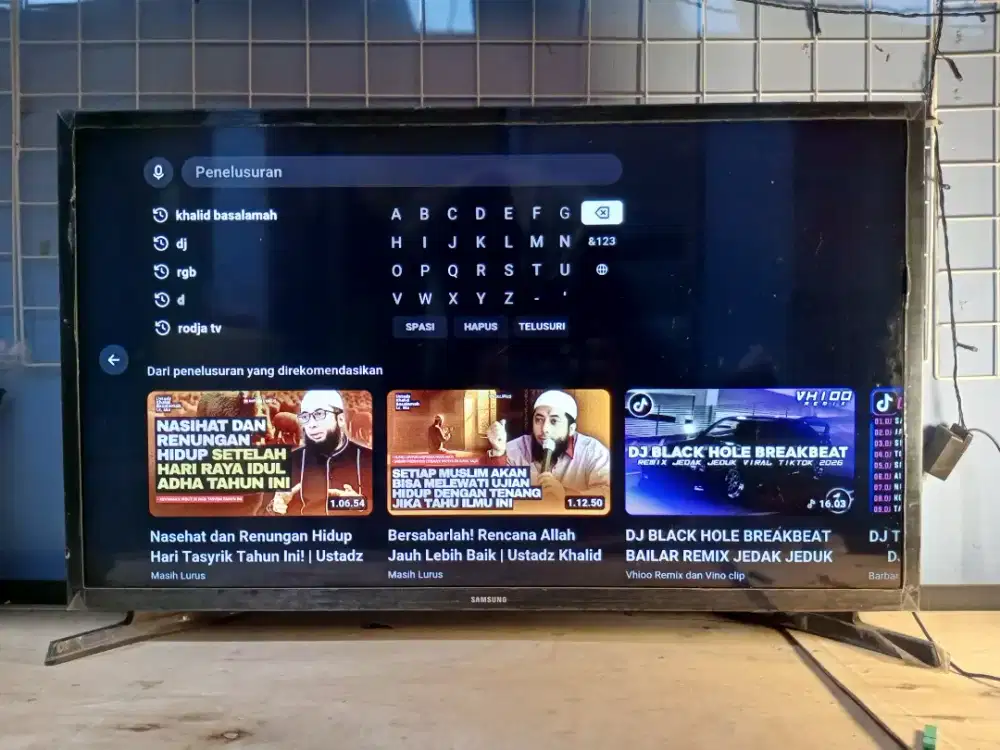 Tv Samsung smart digital LED 32 inc second berkualitas