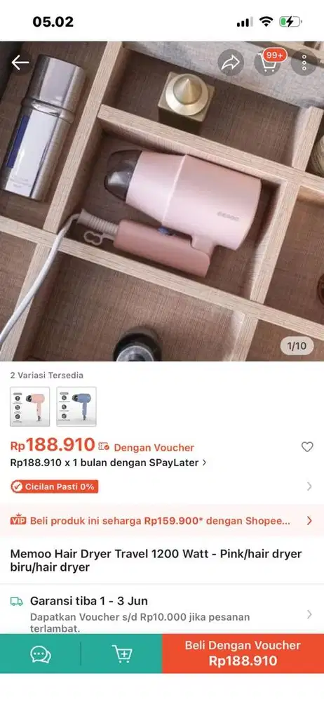 Dijual hairdyer