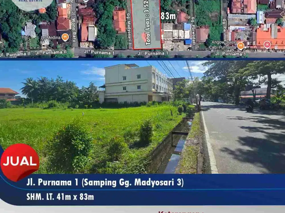 Tanah tepi jalan siap bangun
