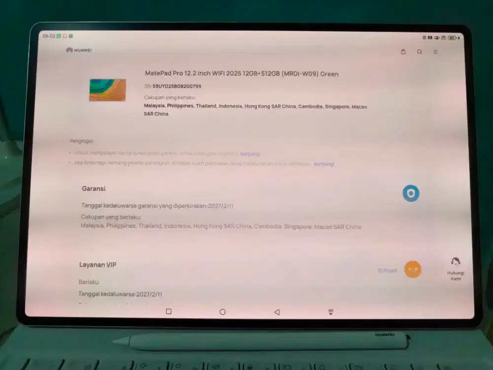 Huawei MatePad Pro 12.2 (2025) Garansi Februari 2027