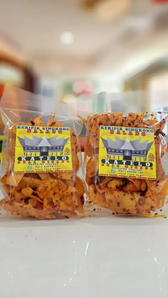 Open Reseller Keripik Singkong Balado khas Minang