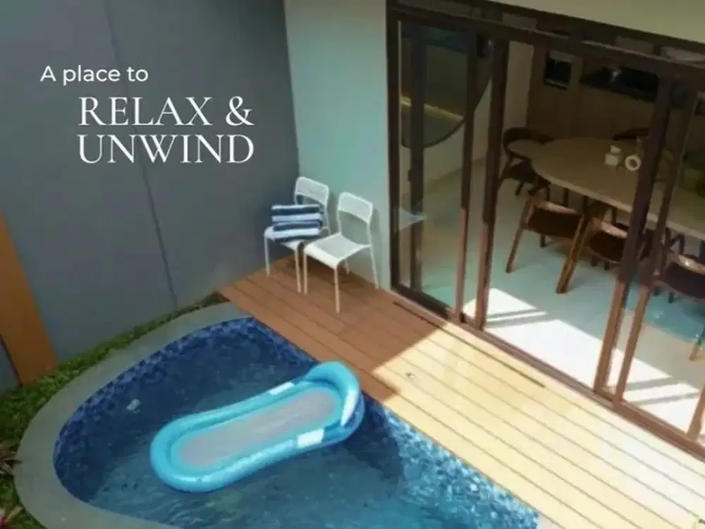 Rumah Cantik Furnish dengan Kolam Renang di Simakirana KBP