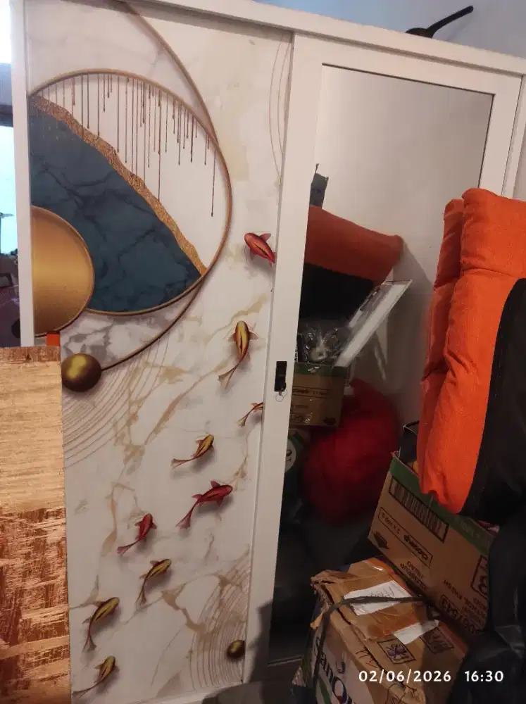 JUAL CEPAT LEMARI PAKAIAN 2 PINTU