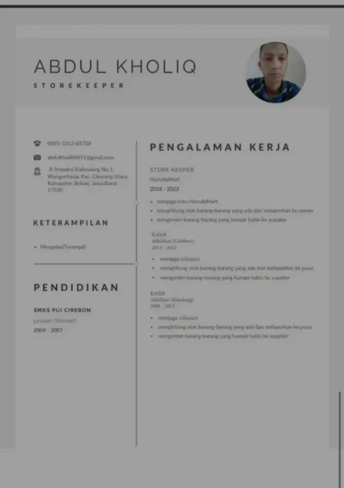 Cari lowongan kerja