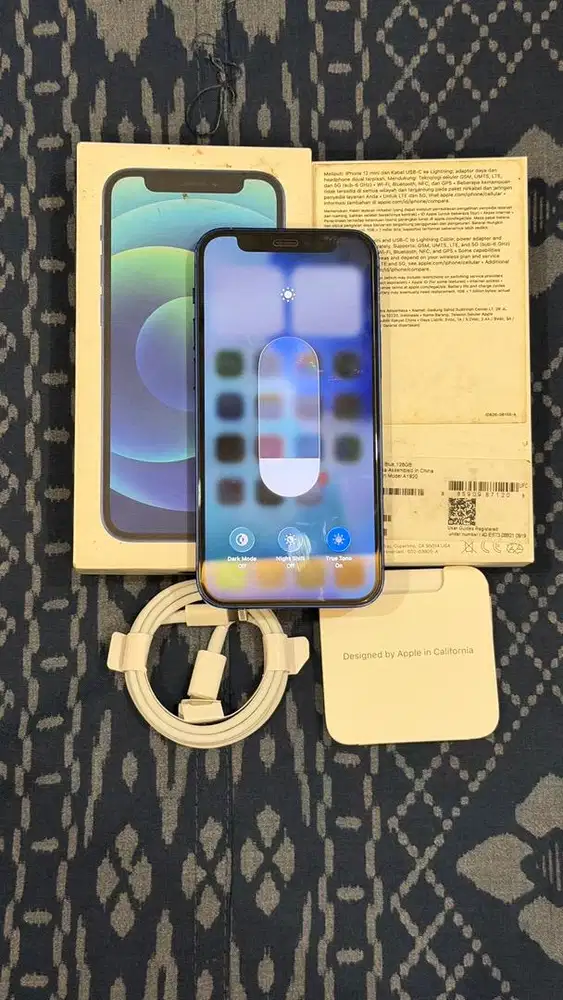 Iphone 12 Mini 128GB Blue Resmi Ibox Lengkap