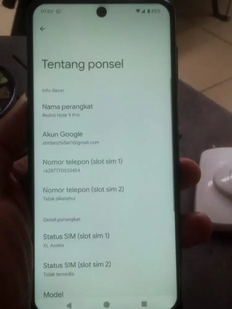 Xiaomi note 9 pro 8/128