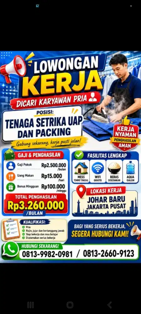 Bagian gosokan dan packing