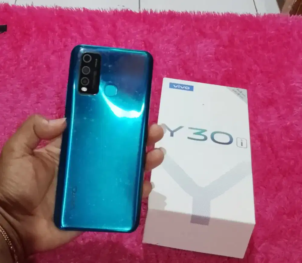 Vivo y30i ram 4/64 fullset + Softcase!.