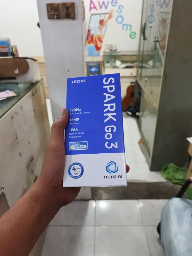 [ Fast respon WA ] Tecno Spark GO3 4+4/128 Garansi resmi 13bln