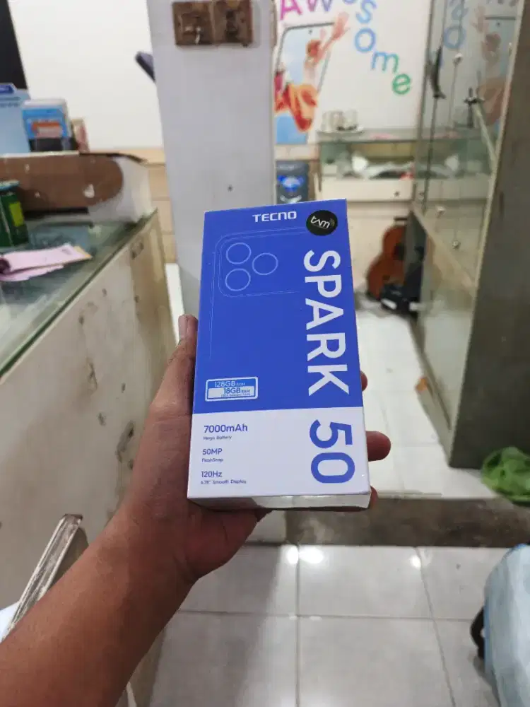 [ Fast respon WA ] Tecno Spark 50 6/128 Garansi resmi 13bln