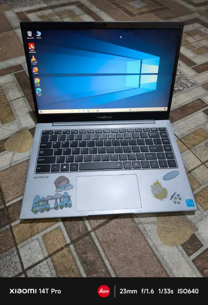 Advan 1405 intel N4020 ram 8gb DDR4 ssd 128gb