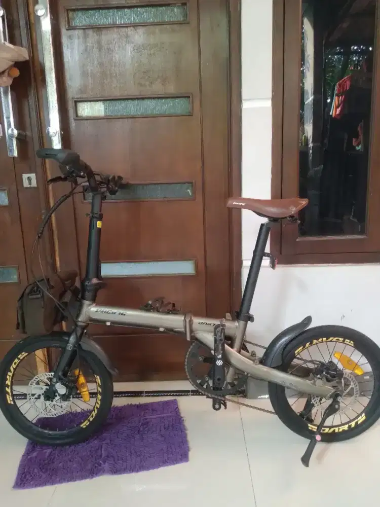 Sepeda lipat Pasific Dart 3.0 Brown(second)