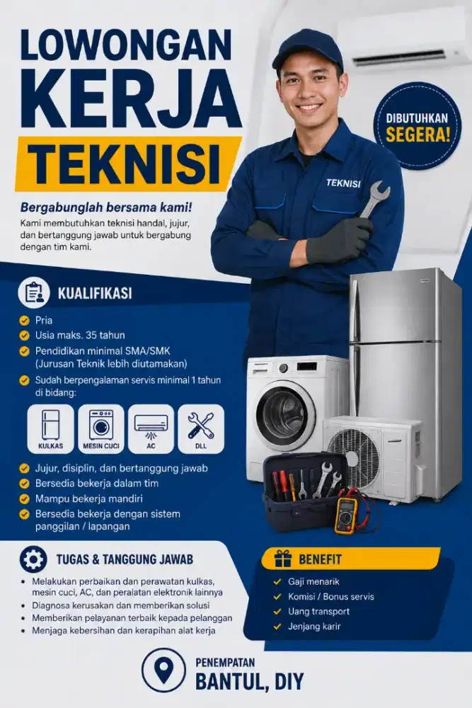 Lowongan kerja teknisi elektronik