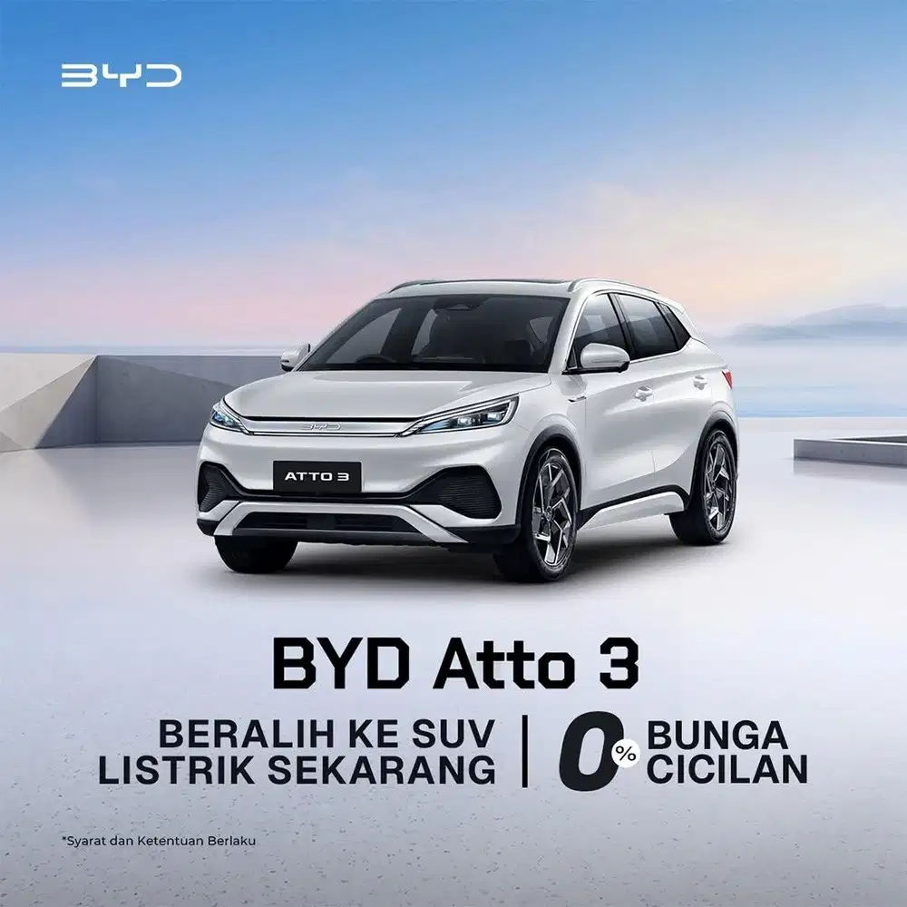 Promo BYD Bulan Ini!DP Ringan, Test Drive, Proses Cepat